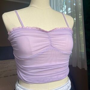 Purple going out top